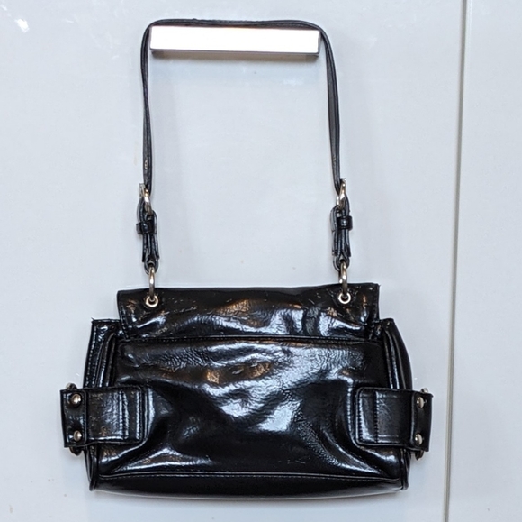 Naturalizer Y2K Faux Patent Leather Mini Shoulder Bag Black - Picture 2 of 16